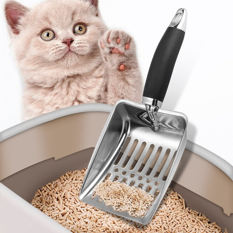 CleanPaw™ Durable Stainless Steel Cat Litter Scoop