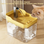 1.5L Automatic Cat Water Fountain with USB Pump & Filter