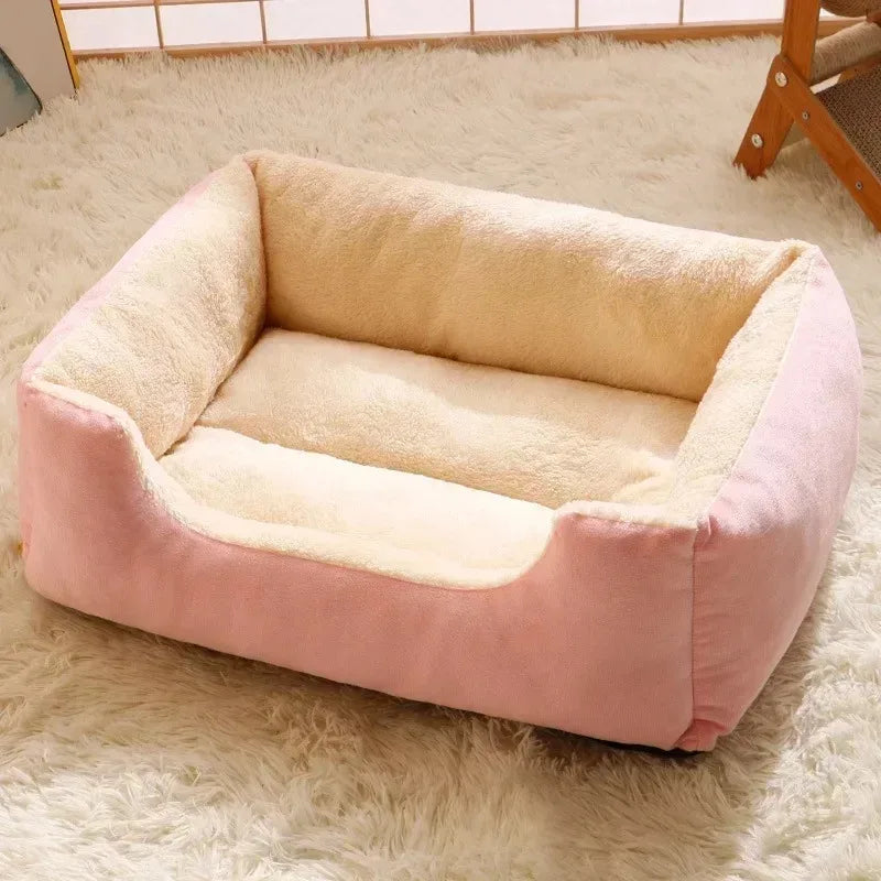 CloudNest Pet Bed™ – Μαλακό Βελούδινο Καταπραϋντικό Κρεβάτι για Γάτες & Μικρούς Σκύλους