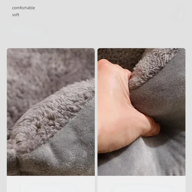 CloudNest Pet Bed™ – Μαλακό Βελούδινο Καταπραϋντικό Κρεβάτι για Γάτες & Μικρούς Σκύλους